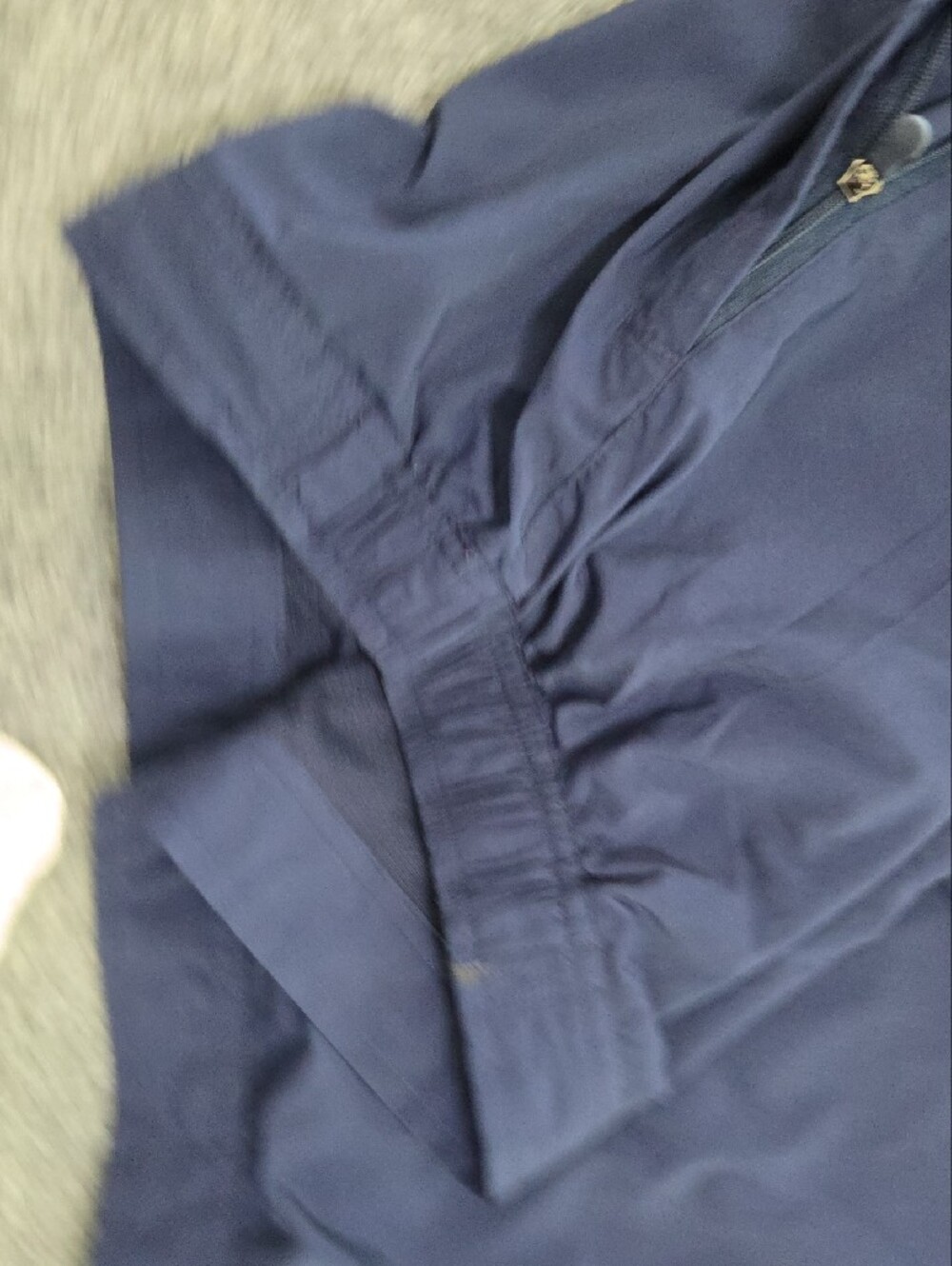 Polo by Ralph Lauren Navy Pullover Windbreaker with White Pony - Picture 11 of 11
